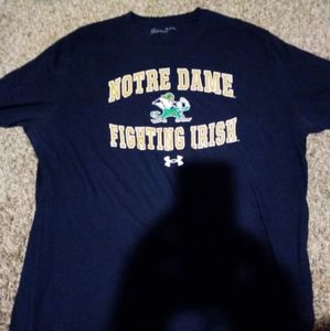 NOTRE DAME UNDER ARMOUR SS T-SHIRT MENS XL
